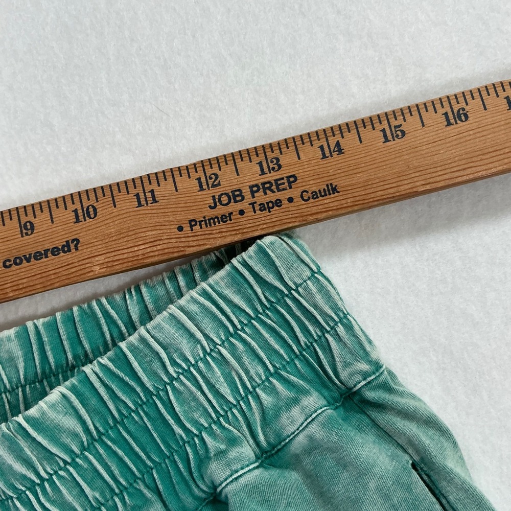Wide Leg Cargo Pants in Teal Green - Picture 5 of 9